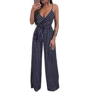 Nautical Cinched Jumpsuit - New